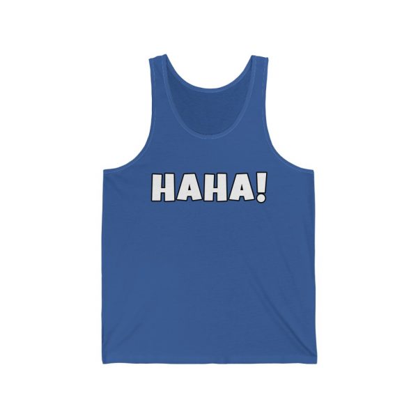 Haha! Funny Jersey Tank - Image 3