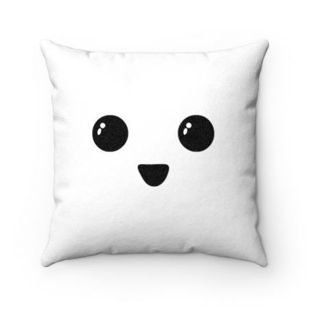 Boo! Funny Ghost Halloween Faux Suede Square Pillow