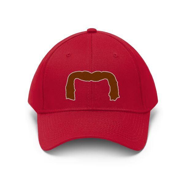 Brown Handlebar Mustache Twill Hat, Movember Hat, Mustache Hat - Image 15