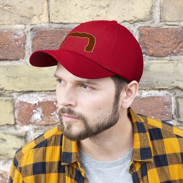 Brown Handlebar Mustache Twill Hat, Movember Hat, Mustache Hat - Image 19