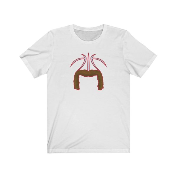 Red and Blue Mustache Basketball Shirt, Mustache shirt, Movember Shirt, Basketball Shirt - Image 2