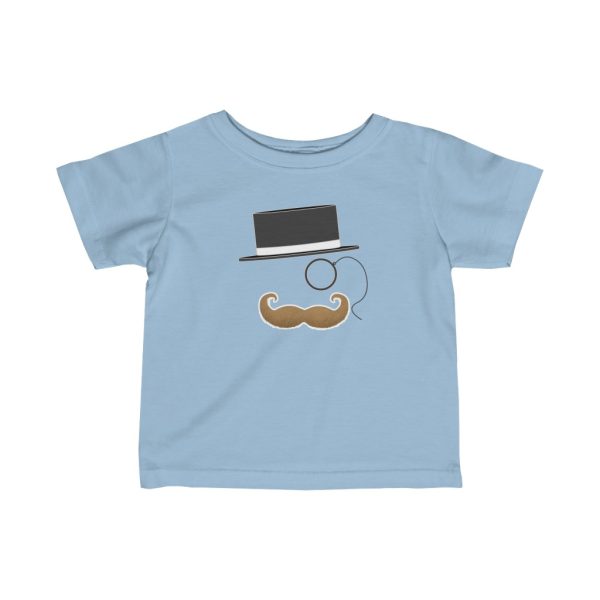 Fancy Man Mustache Funny Infant T-Shirt - Image 3