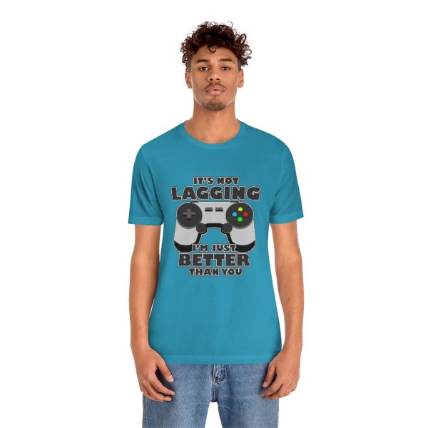 It's Not Lagging Funny Gaming T-Shirt - Image 12