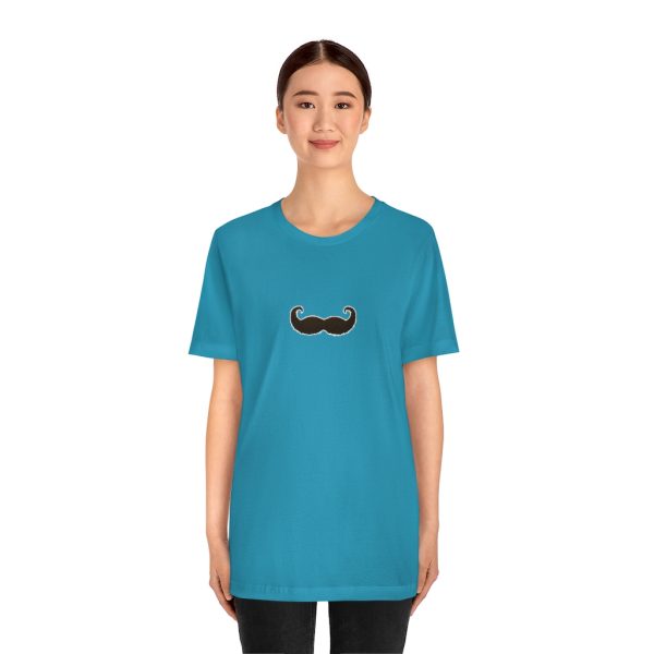 Black Fancy Mustache Funny T-Shirt, Mustache T-Shirt, Movember T-Shirt - Image 11