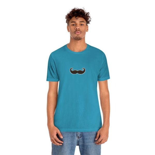 Black Fancy Mustache Funny T-Shirt, Mustache T-Shirt, Movember T-Shirt - Image 12