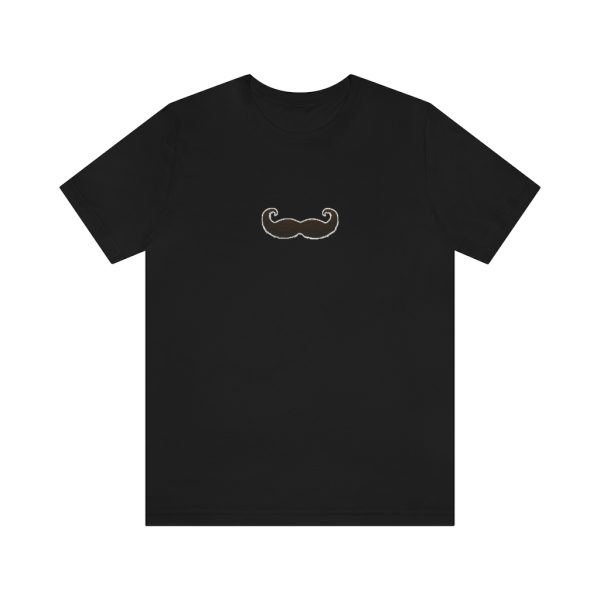 Black Fancy Mustache Funny T-Shirt, Mustache T-Shirt, Movember T-Shirt - Image 7