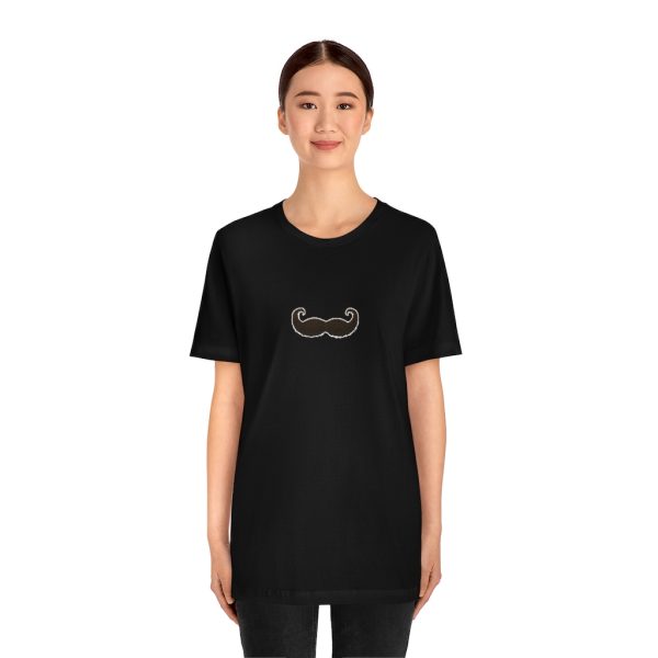 Black Fancy Mustache Funny T-Shirt, Mustache T-Shirt, Movember T-Shirt - Image 8