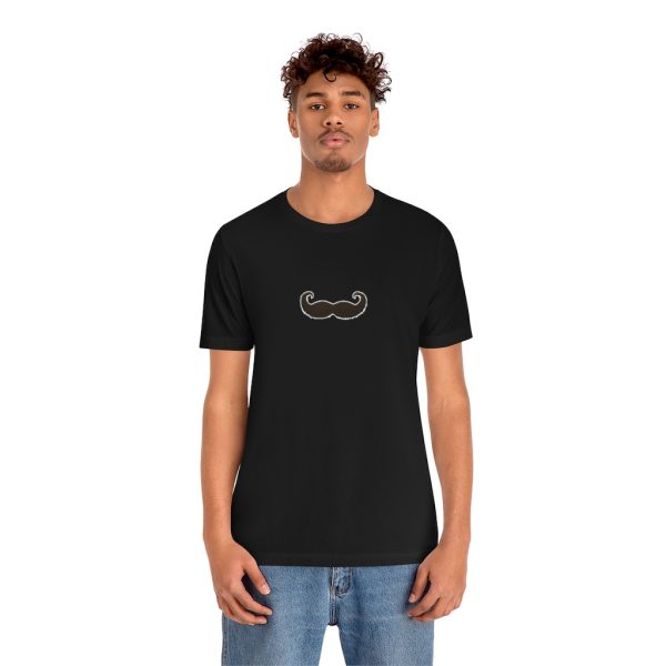 Black Fancy Mustache Funny T-Shirt, Mustache T-Shirt, Movember T-Shirt - Image 9