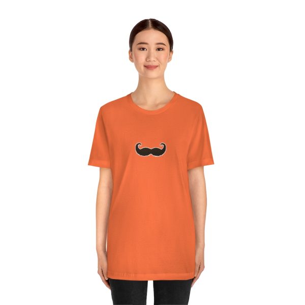 Black Fancy Mustache Funny T-Shirt, Mustache T-Shirt, Movember T-Shirt - Image 5