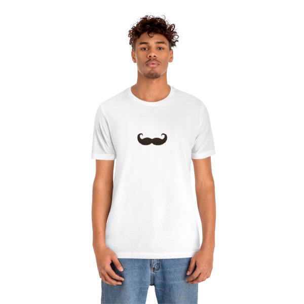Black Fancy Mustache Funny T-Shirt, Mustache T-Shirt, Movember T-Shirt - Image 3