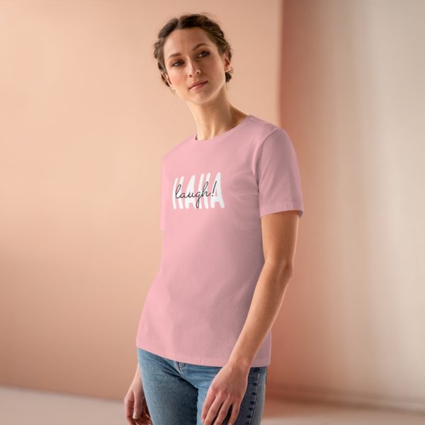 Haha, laugh! Funny Women's T-Shirt - Image 4