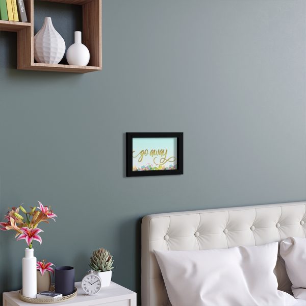 Fancy "Go Away" Spring Framed Poster - Image 5