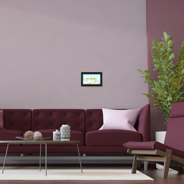 Fancy "Go Away" Spring Framed Poster - Image 6