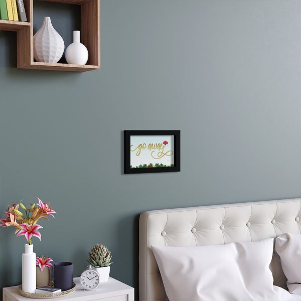 Fancy "Go Away" Christmas Framed Poster - Image 5