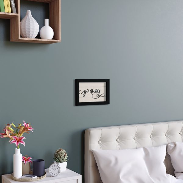 Fancy "Go Away" Farmhouse Framed Poster - Image 5