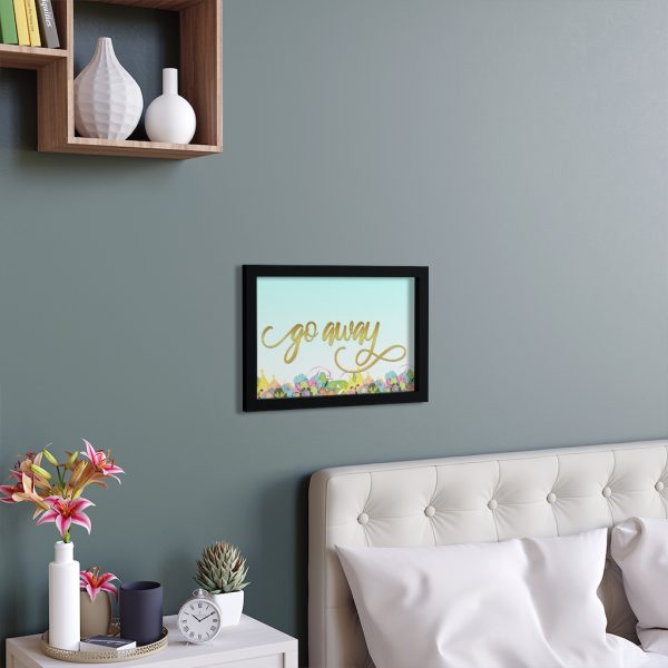 Fancy "Go Away" Spring Framed Poster - Image 8
