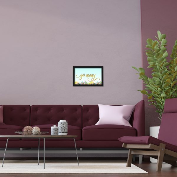 Fancy "Go Away" Spring Framed Poster - Image 9