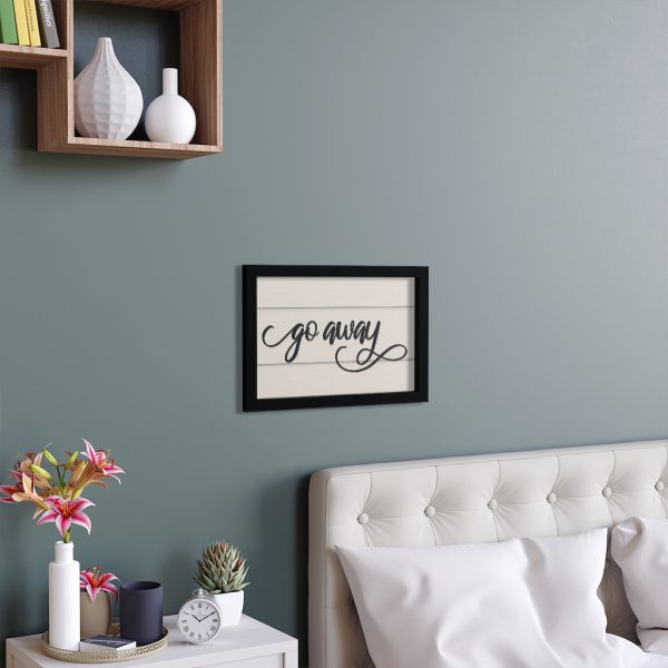 Fancy "Go Away" Farmhouse Framed Poster - Image 8
