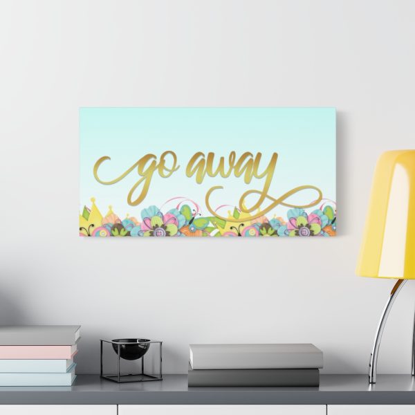 Fancy "Go Away" Spring Canvas - Image 7