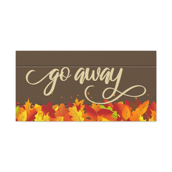 Fancy "Go Away" Autumn Canvas - Image 9
