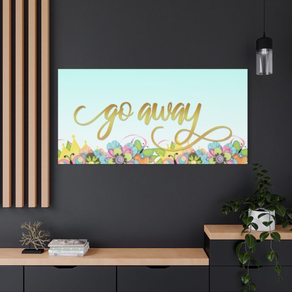 Fancy "Go Away" Spring Canvas - Image 4