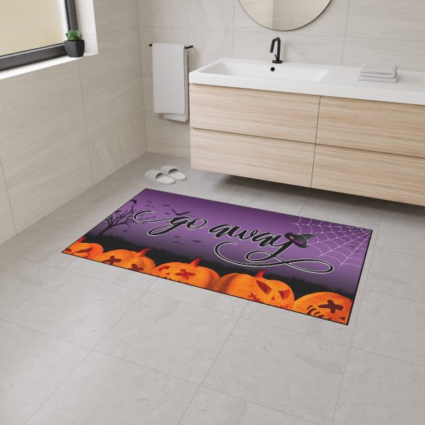 Fancy "Go Away" Halloween Heavy Duty Doormat - Image 10