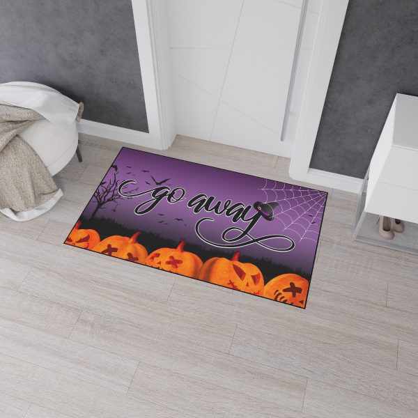Fancy "Go Away" Halloween Heavy Duty Doormat - Image 11