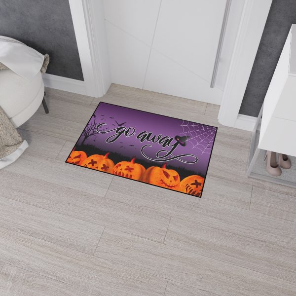 Fancy "Go Away" Halloween Heavy Duty Doormat - Image 7