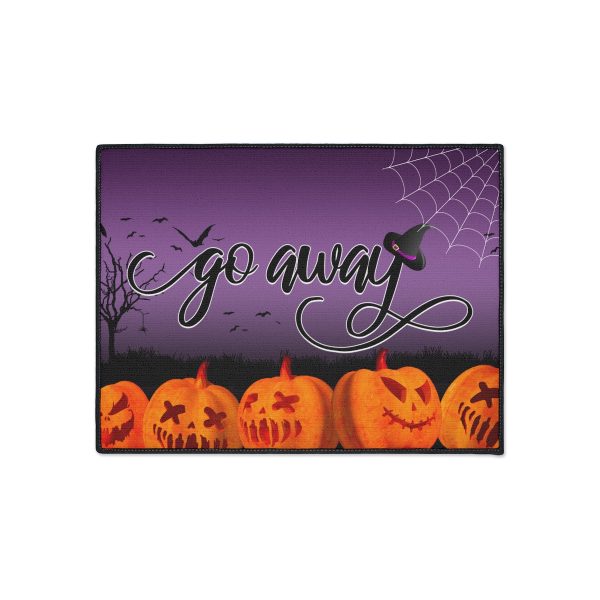 Fancy "Go Away" Halloween Heavy Duty Doormat - Image 13