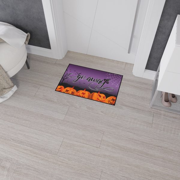 Fancy "Go Away" Halloween Heavy Duty Doormat - Image 19