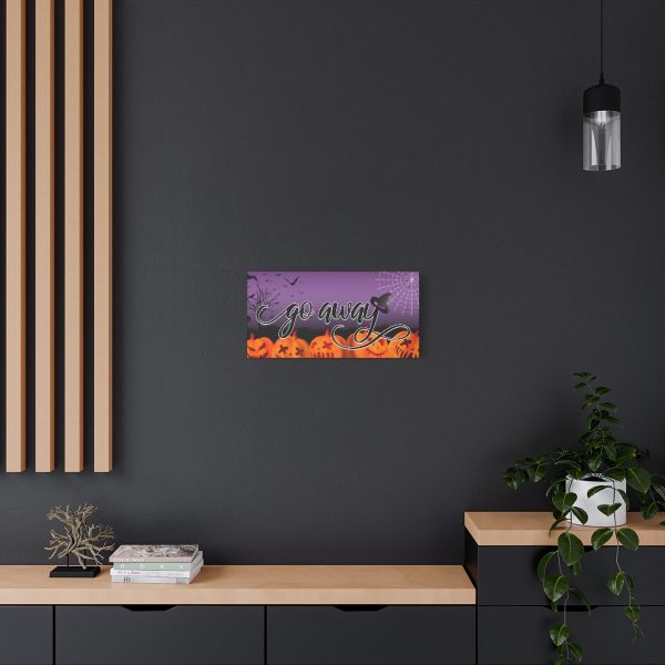 Copy of Fancy "Go Away" Halloween Canvas - Image 8