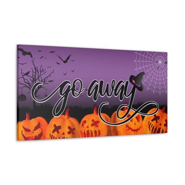 Copy of Fancy "Go Away" Halloween Canvas - Image 10