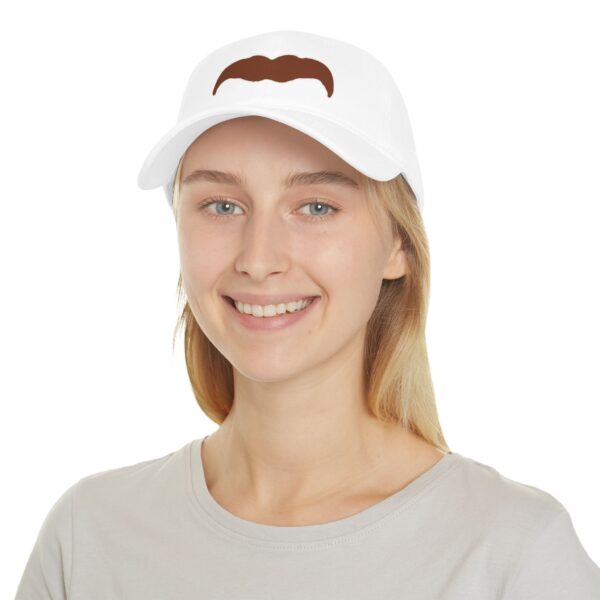 Brown Mustache Velcro Hat, Movember Hat, Mustache Hat - Image 4