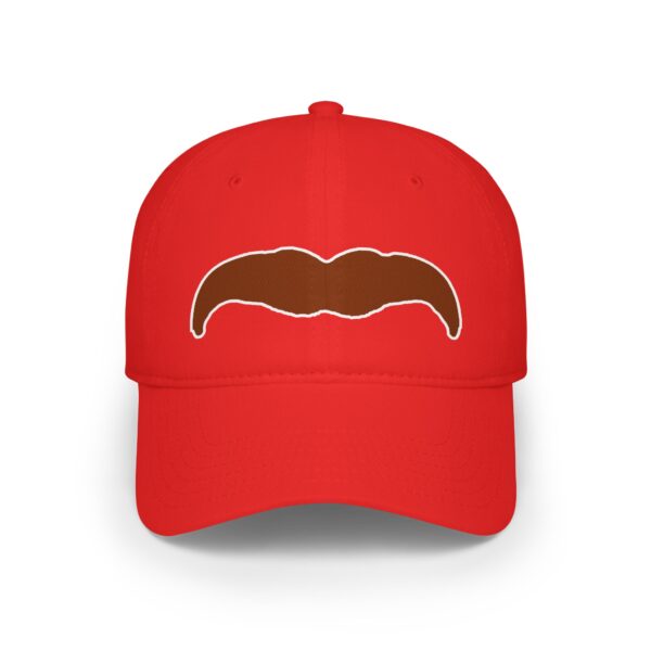 Brown Mustache Velcro Hat, Movember Hat, Mustache Hat - Image 5