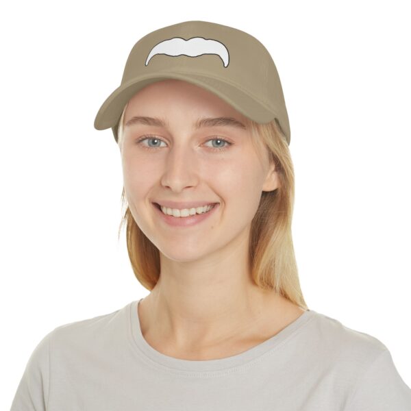 Baseball Cap with White Mustache - Perfect for Movember - Image 16