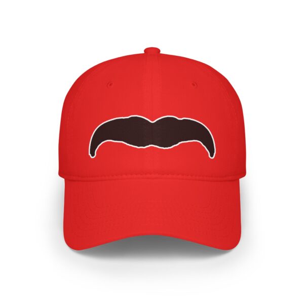 Baseball Cap with Mustache Design - Perfect for Movember - Image 5
