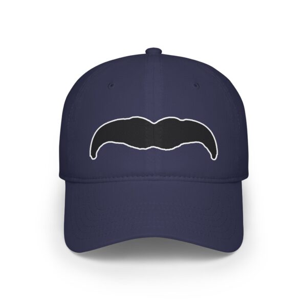Baseball Cap with Mustache Design - Perfect for Movember - Image 25