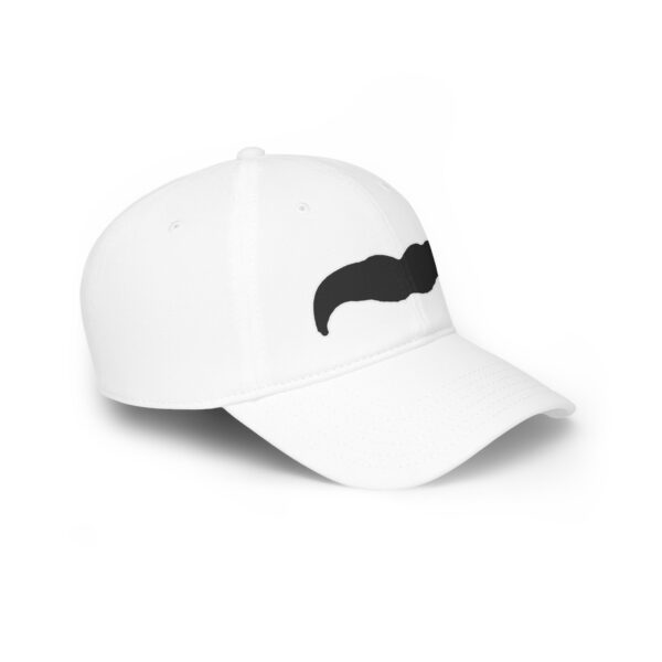 Baseball Cap with Mustache Design - Perfect for Movember - Image 3
