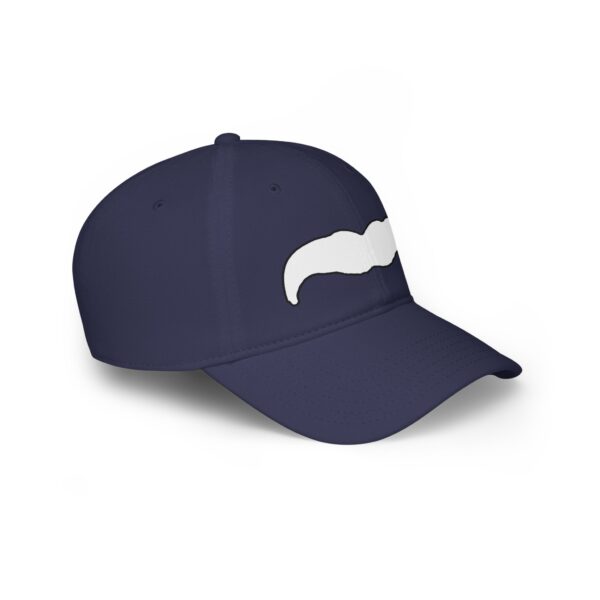 Baseball Cap with White Mustache - Perfect for Movember - Image 27