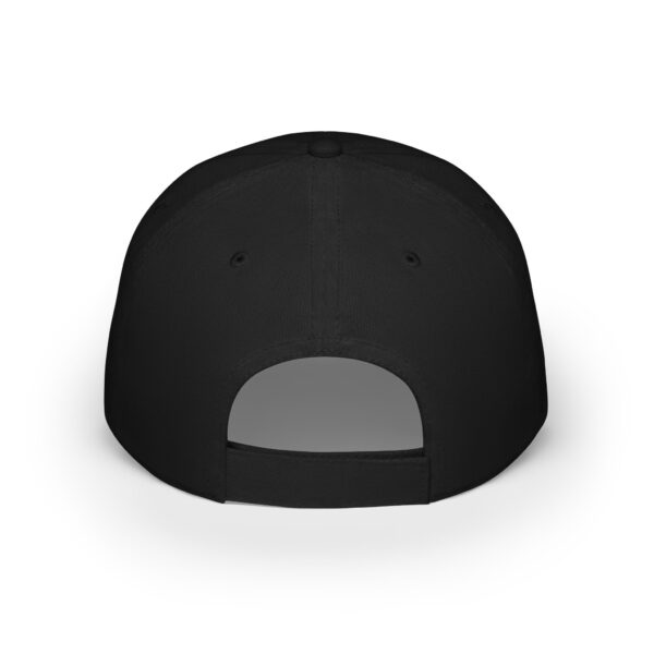 Baseball Cap - Velcro Hat with Fancy Grey Mustache for Movember - Image 10