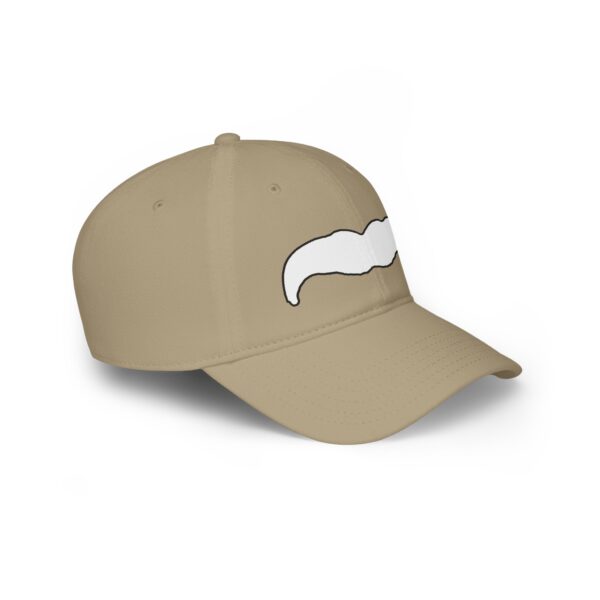 Baseball Cap with White Mustache - Perfect for Movember - Image 15
