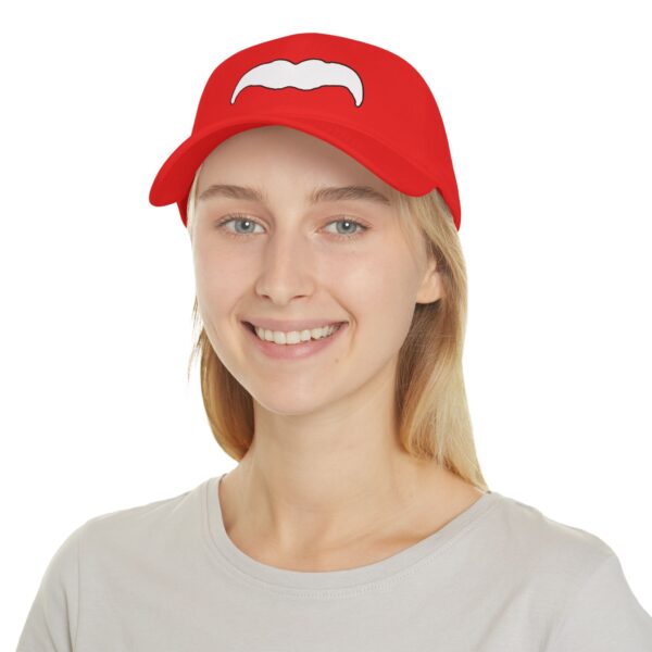 Baseball Cap with White Mustache - Perfect for Movember - Image 8