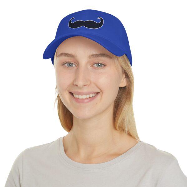Baseball Cap with Fancy Black Mustache - Perfect for Movember - Image 24