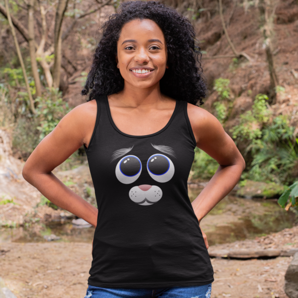 Kitten Face Tank Top