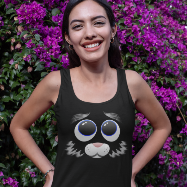 Kitten Fluffy Face Tank