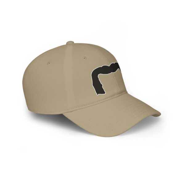 Baseball Cap with Black Handlebar Mustache - Perfect for Movember - Image 15