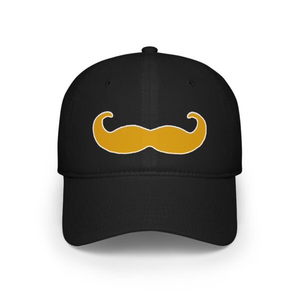 Baseball Cap with Fancy Blond Mustache - Perfect for Movember - Image 9