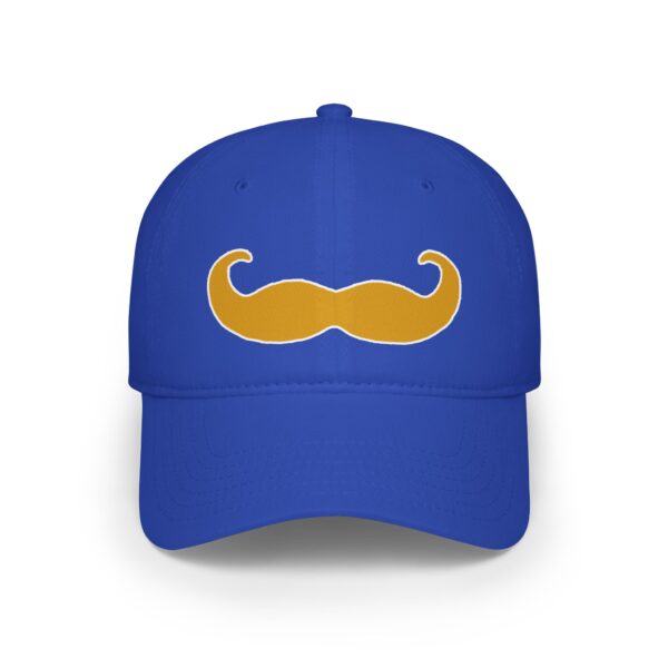 Baseball Cap with Fancy Blond Mustache - Perfect for Movember - Image 21