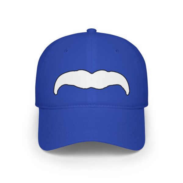 Baseball Cap with White Mustache - Perfect for Movember - Image 21