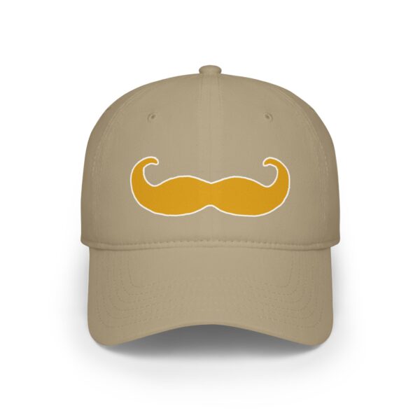 Baseball Cap with Fancy Blond Mustache - Perfect for Movember - Image 13